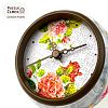Пазл-часы Pintoo 145 деталей: Цветы и птицы