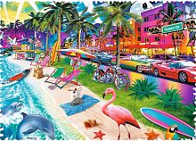 Пазл Trefl 600 деталей: Пляж в Майами
