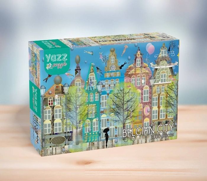 Пазл Yazz 1000 деталей: Бельгийский город