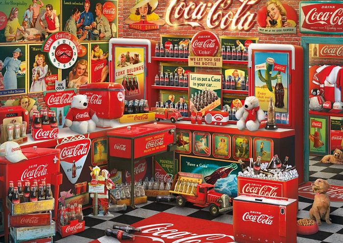 Пазл Schmidt 1000 деталей: Coca Cola В магазине