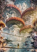 Пазл Heye 1000 деталей: Будущие города. Город грибов