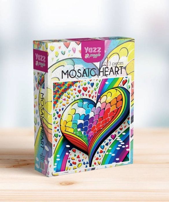 Пазл Yazz 1000 деталей: Мозаика Сердце