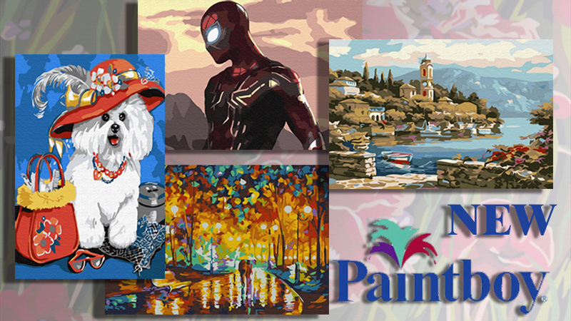 Новинки - картины по номерам Paintboy