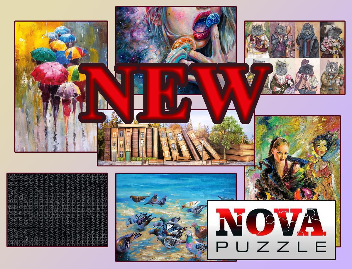 Новинки пазлов Nova (декабрь 2022)