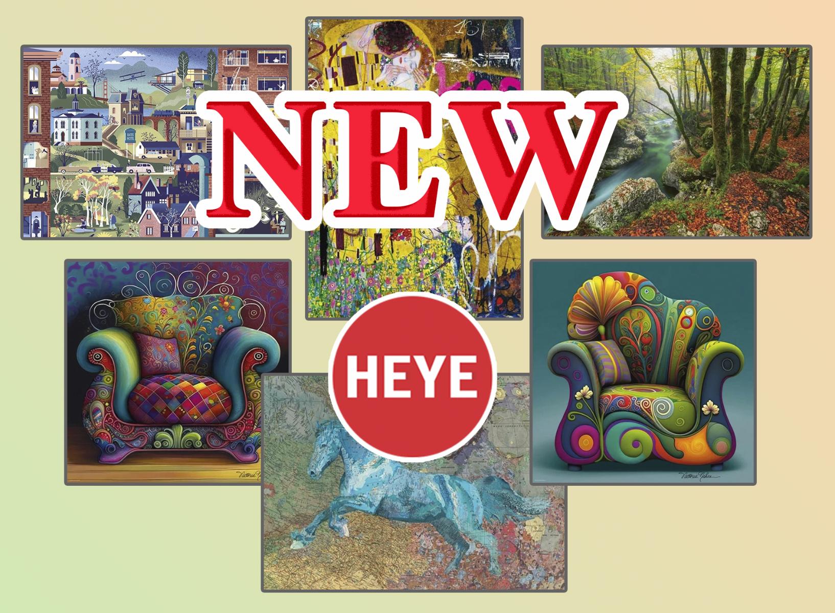 Новинки пазлов Heye (ноябрь 2025)