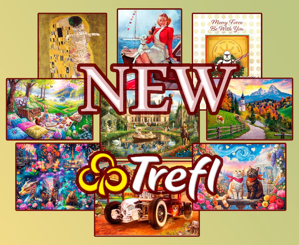 Новинки пазлов Trefl (апрель 2026)
