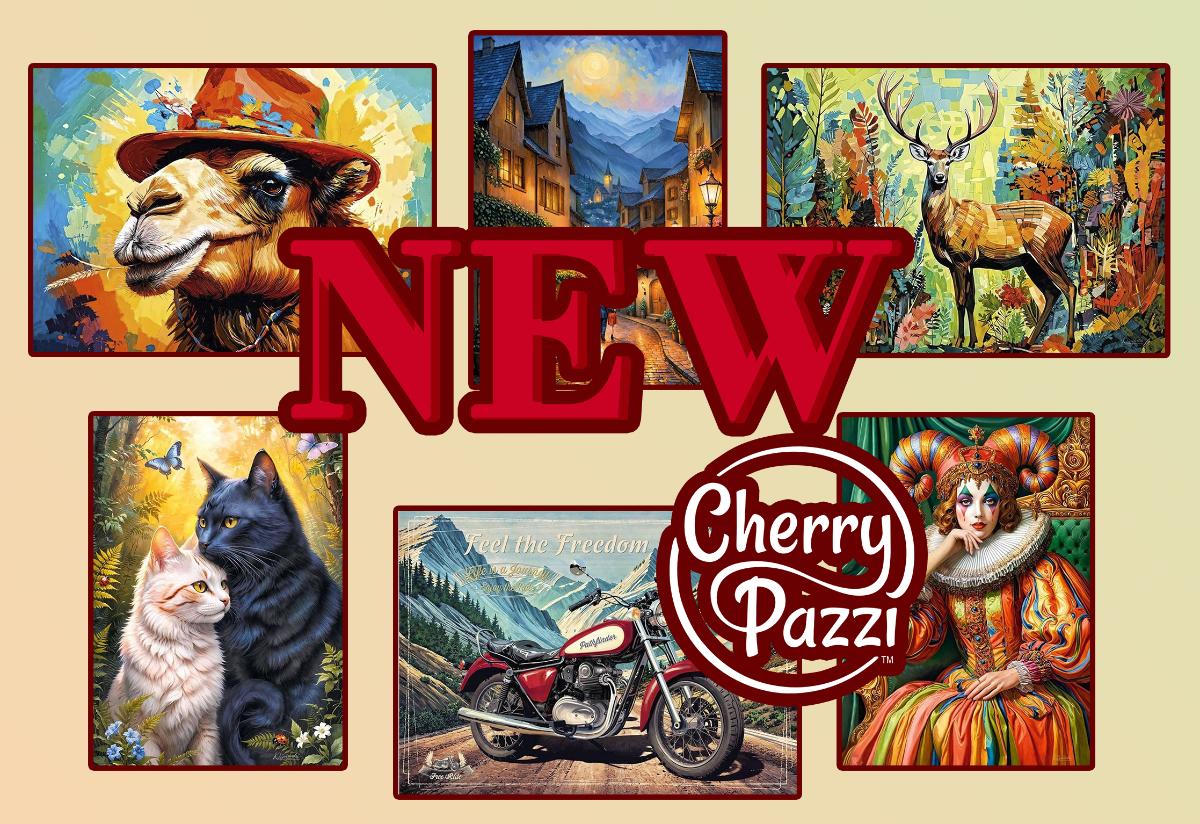 Новинки пазлов Cherry Pazzi (сентябрь 2025)
