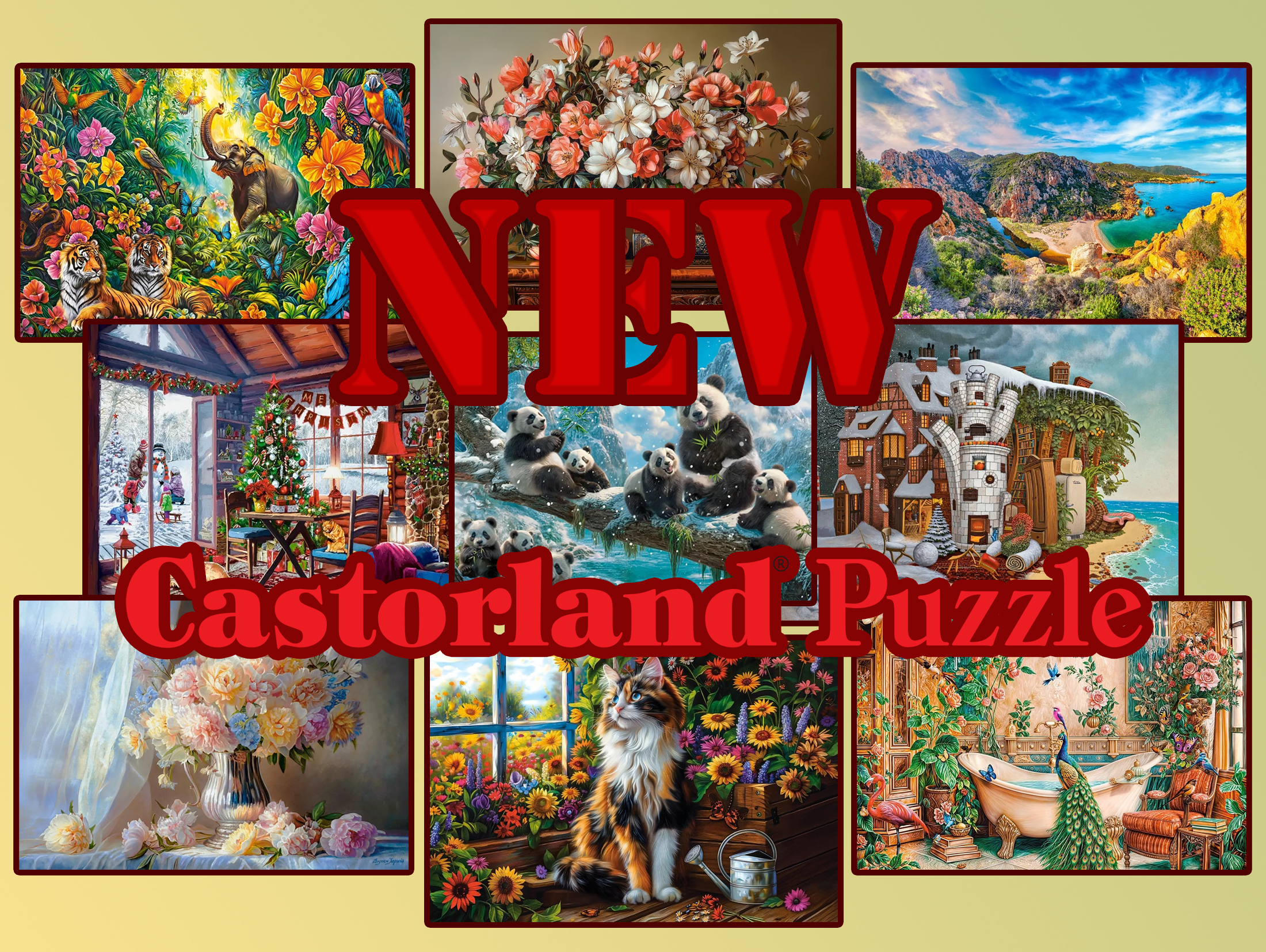 Новинки пазлов Castorland (март 2026)