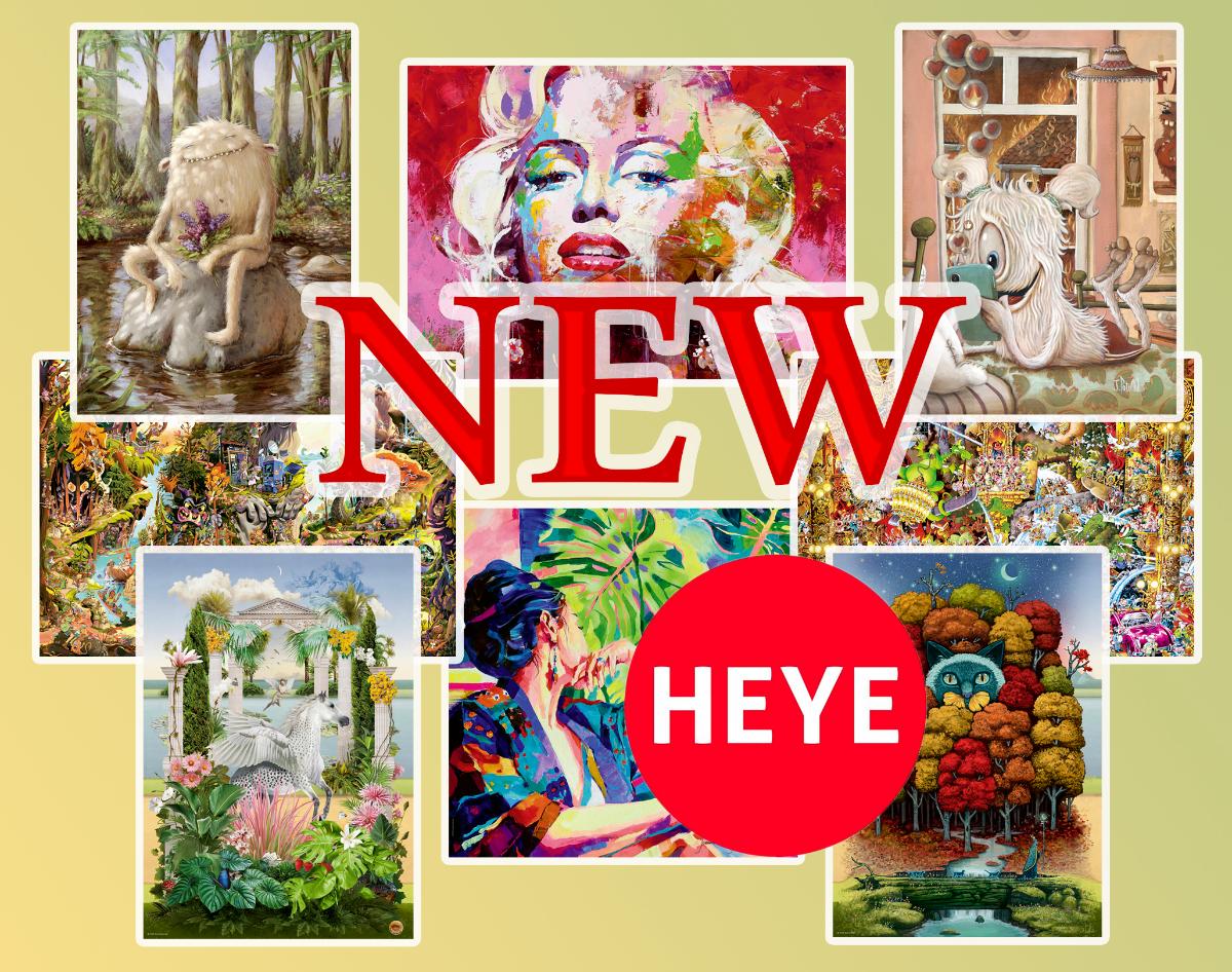 Новинки пазлов Heye (апрель 2026)