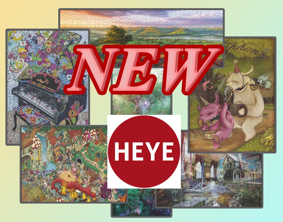Новинки пазлов Heye (апрель 2023)