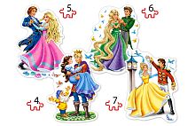 Пазл Castorland 4#5#6#7 деталей: Бал принцесс