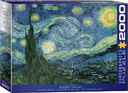 Пазл Eurographics 2000 деталей: Звездная ночь Ван Гога (УЦЕНКА)