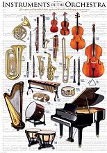 Пазл Eurographics 1000 деталей: Инструменты оркестра