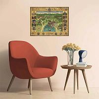 Пазл Ravensburger 1500 деталей: Harry Potter. Карта Хогвартса
