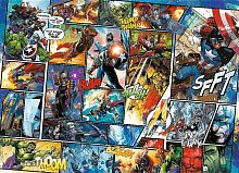 Пазл деревянный Trefl 1000 деталей: Вселенная комиксов Marvel