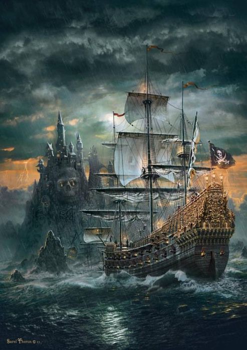 Пазл Clementoni 1500 деталей: Пиратский корабль
