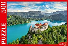 Пазл Рыжий Кот 500 деталей: Словения Замок на озере Блед