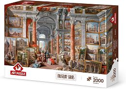 Пазл Art Puzzle 2000 деталей: Галерея с видами современного Рима