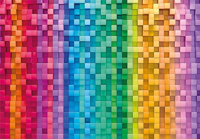 Пазл Clementoni 1000 деталей: Пиксельное плетение