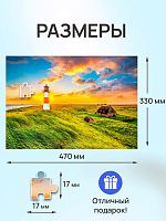 Пазл Рыжий Кот 500 деталей: Маяк на закате