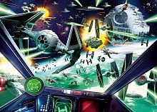 Пазл Ravensburger 1000 деталей: Звездные воины. Кабина X-Wing