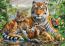 Пазл Schmidt 1000 деталей: Тигрица с детенышами