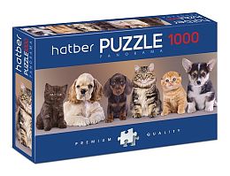 Пазл Hatber 1000 деталей: Верные друзья