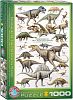 Пазл Eurographics 1000 деталей: Динозавры мелового периода