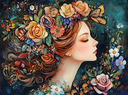 Пазл Алма мини 150 деталей. Цветочная нежность.