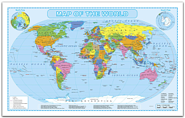 Пазл 1000 деталей Pintoo: Политическая карта мира