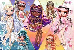 Пазл Trefl 160 деталей: Веселые друзья, Rainbow High