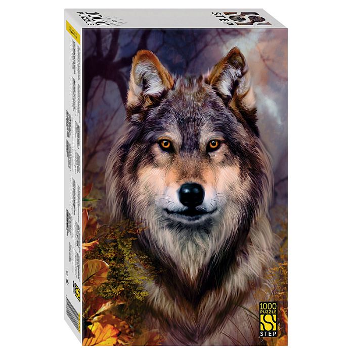 Пазл Степ 1000 деталей: Бенте Шлик. Волк