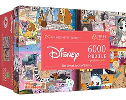 Пазл Trefl 6000 деталей: Великая книга Диснея