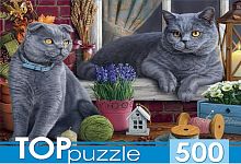 Пазл TOP Puzzle 500 деталей: Два британских кота
