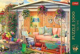 Пазл Trefl 1000 деталей: Время чая. Уютное местечко (УЦЕНКА)