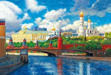 Пазл деревянный 180 деталей DaVICI: Московский Кремль