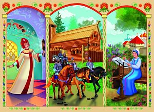 Пазл Castorland 300 деталей: Сказка о мертвой царевне