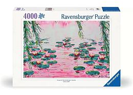 Пазл Ravensburger 4000 деталей: Розовые водяные лилии
