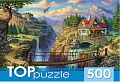Раздел анонс: Пазл TOP Puzzle 500 деталей: Домик на обрыве (ХТП500-6823)