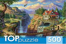 Пазл TOP Puzzle 500 деталей: Домик на обрыве