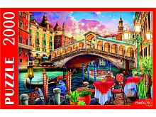 Пазл Рыжий Кот 2000 деталей: Венеция. Мост Риальто