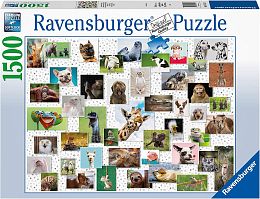 Пазл Ravensburger 1500 деталей: Забавные животные