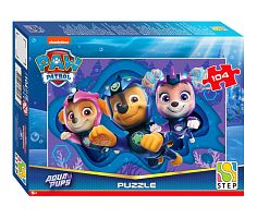 Пазл Step puzzle 104 деталей: Щенячий патруль. Аква