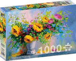 Пазл Enjoy 1000 деталей: Букет с желтыми цветами