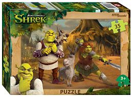 Пазл Step puzzle  35 деталей: Shrek (DreamWorks, Мульти)