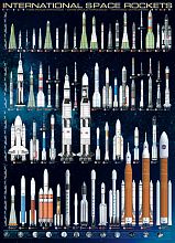 Пазл Eurographics 1000 деталей: Международные космические ракеты