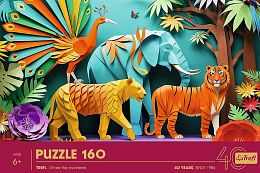 Пазл Trefl 160 деталей: 40 лет Trefl - Джунгли