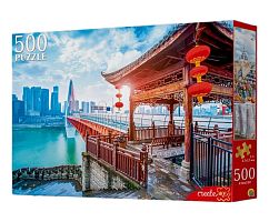Пазл Рыжий Кот 500 деталей: Восточный город