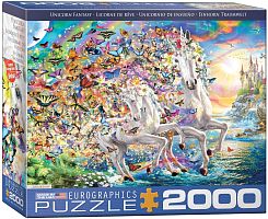 Пазл Eurographics 2000 деталей: Фантазия О Единороге