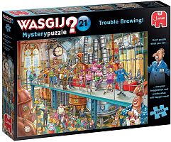 Пазл Jumbo 1000 деталей: Wasgij Тайна. Пенная вечеринка (Mystery 21)
